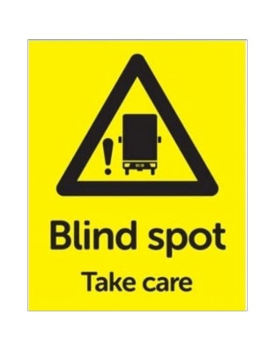 Blind Spot Take Care Sticker – Portrait A5 & A4