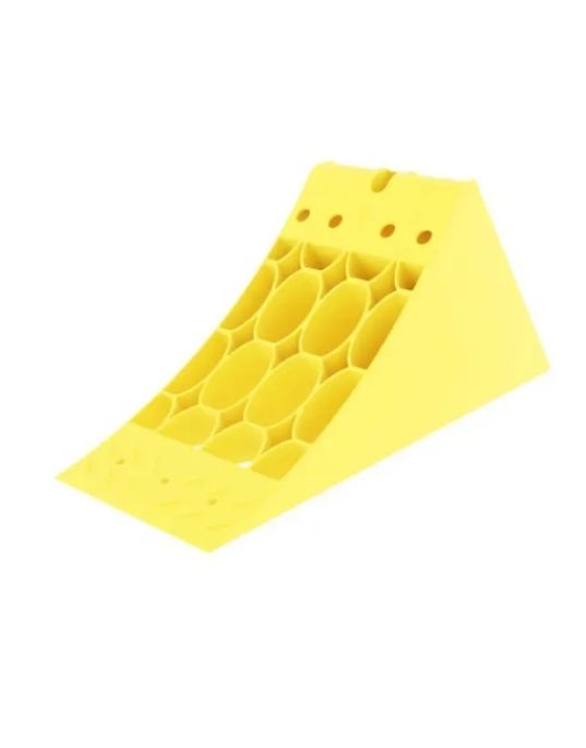 Small Yellow Plastic Wheel Chock (For Vehicles Up To 3.5T)