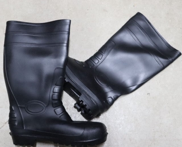 Black Safety Wellington Boot