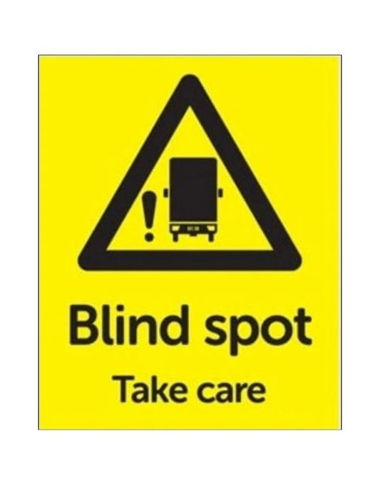 Blind Spot Take Care Sticker – Portrait A5 & A4