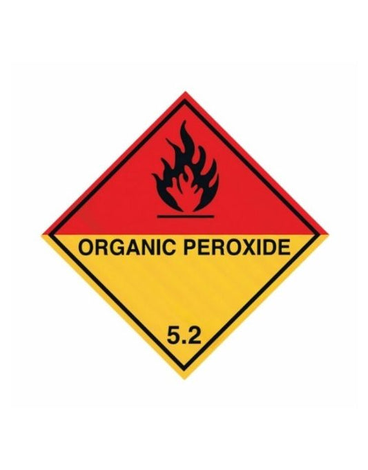 UN Hazard Warning Diamond Class 5.2 Organic Peroxide