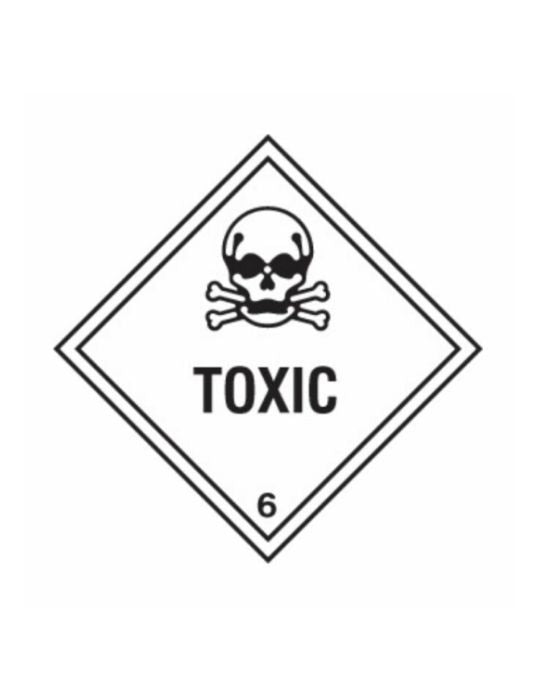 UN Hazard Warning Diamond Class 6.1 Toxic Substances