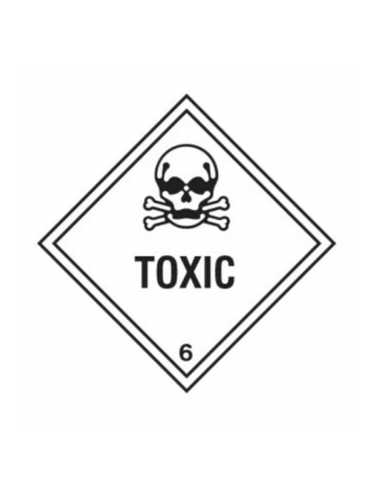 UN Hazard Warning Diamond Class 6.1 Toxic Substances