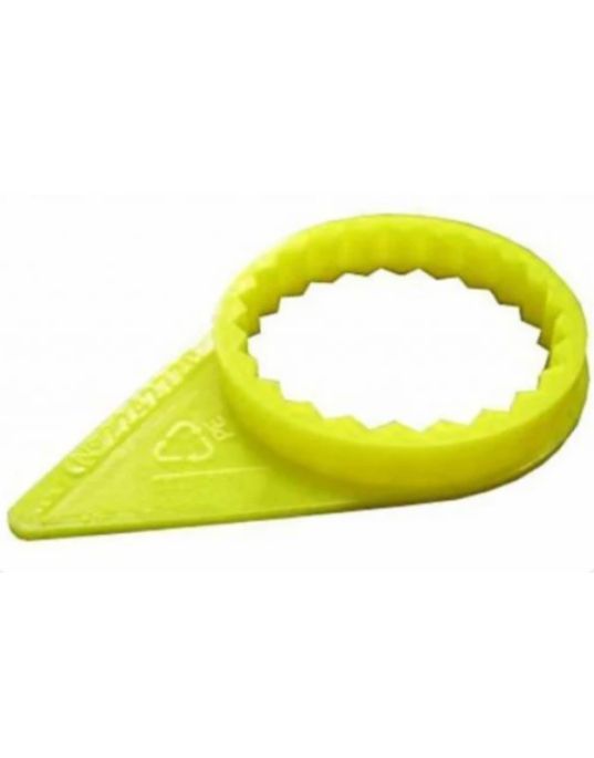 Wheel Nut Indicators 30mm Yellow – Standard Pointer Style (Pack of 10)