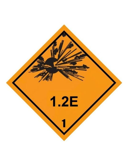 Class 1-1.6 Explosive UN Hazard Warning Diamond