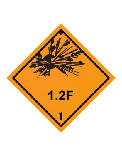 Class 1-1.6 Explosive UN Hazard Warning Diamond