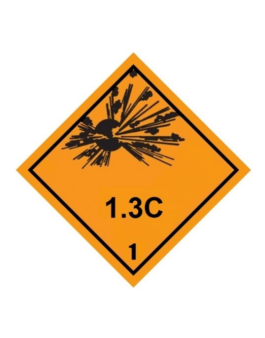 Class 1-1.6 Explosive UN Hazard Warning Diamond