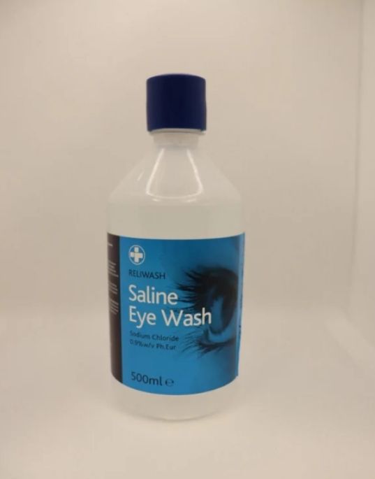 Eye Wash Bottle 500ML Saline – Single Bottle
