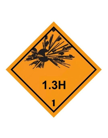 Class 1-1.6 Explosive UN Hazard Warning Diamond