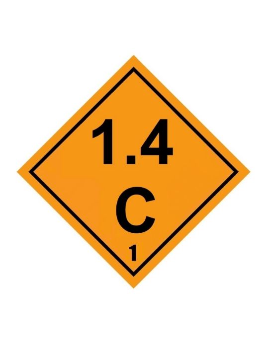 Class 1-1.6 Explosive UN Hazard Warning Diamond