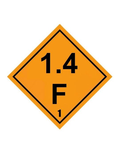 Class 1-1.6 Explosive UN Hazard Warning Diamond