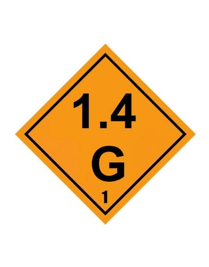 Class 1-1.6 Explosive UN Hazard Warning Diamond