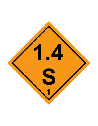 Class 1-1.6 Explosive UN Hazard Warning Diamond