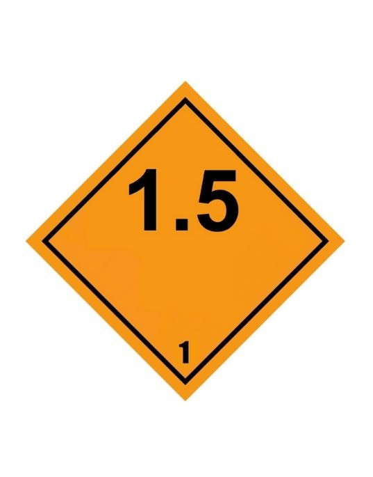 Class 1-1.6 Explosive UN Hazard Warning Diamond