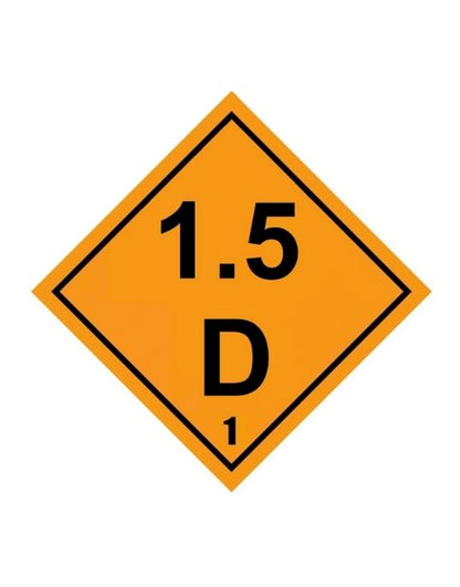Class 1-1.6 Explosive UN Hazard Warning Diamond