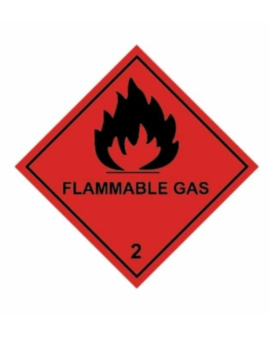 UN Hazard Warning Diamond Class 2 Flammable Gas