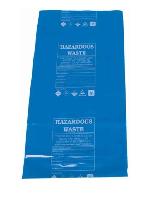 Hazardous Waste Disposal Bags & Ties (Pack of 10)