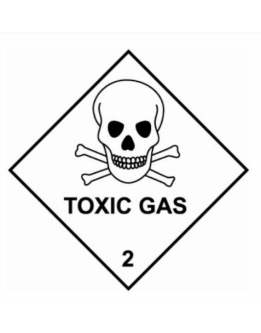 UN Hazard Warning Diamond Class 2 Toxic Gas