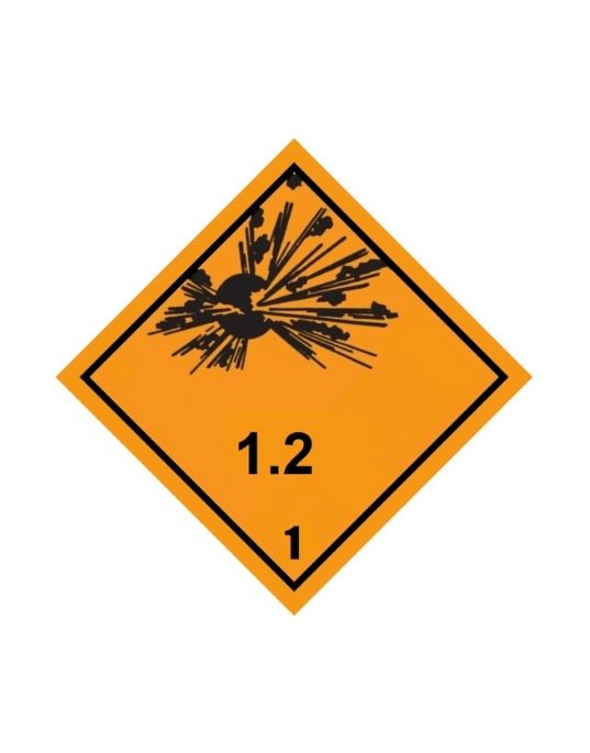 Class 1-1.6 Explosive UN Hazard Warning Diamond