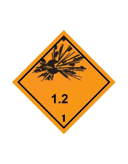 Class 1-1.6 Explosive UN Hazard Warning Diamond