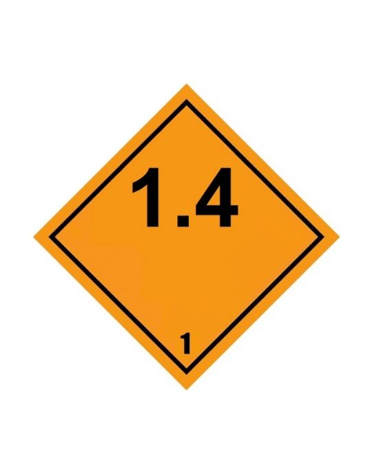 Class 1-1.6 Explosive UN Hazard Warning Diamond