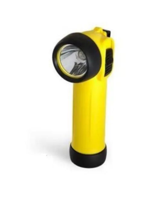 LED Yellow Right Angle ATEX Safety Torch