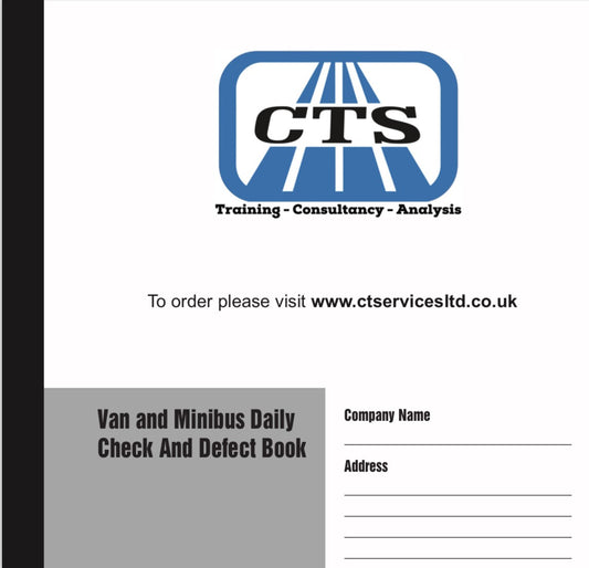 Van Drivers Daily Defect Book
