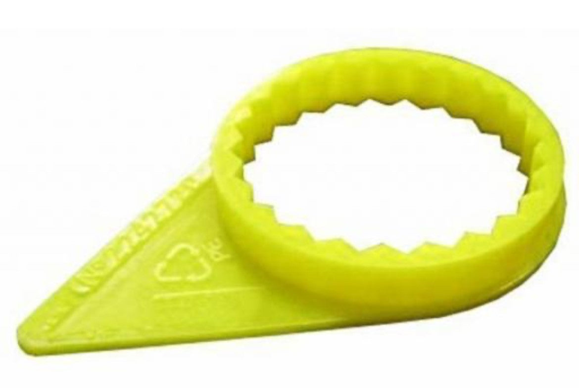 30mm Wheel Nut Indicators Yellow Pack of 10